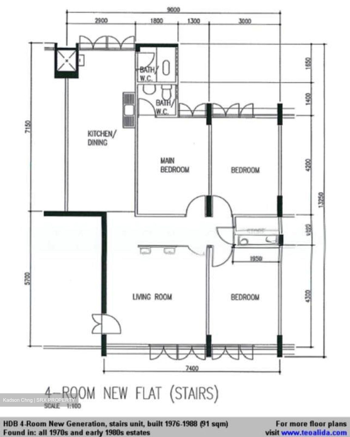 Blk 324 Clementi Avenue 5 (Clementi), HDB 4 Rooms #500246131